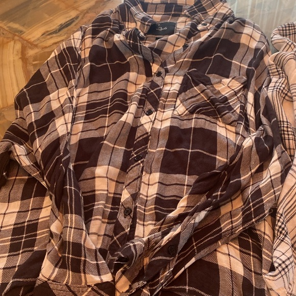 Rails 2pc lot button down plaid XS - Picture 2 of 3